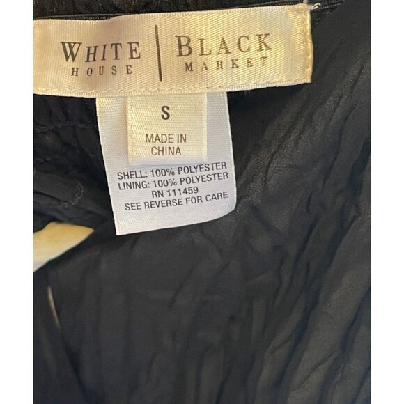 WHBM Skirt & Camisole Set Black Sheer Cocktail Size S Small - Picture 11 of 11